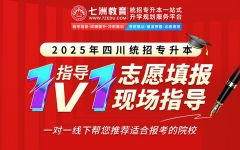 考得好更要报得好！七洲教育：2025年四川统招专升本志愿填报公益指导火热来袭 线上线下同步进行